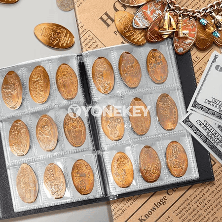 108 teňňe ýygnalýan albom - ýadygärlik teňňeler üçin kitap