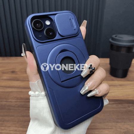 iPhone üçin magnitli halkaly gorag örtük, kamera goragly