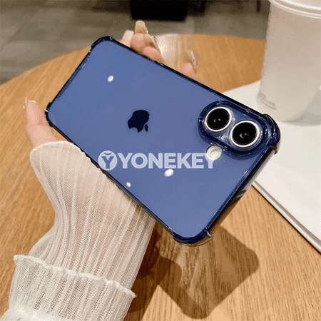 iPhone üçin transparent neon ýumşak silikon gaby