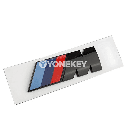 BMW M emblemli kuzow stikeri, arka bagaj ýazgysy — 5.5/4.5/9/7.3 sm