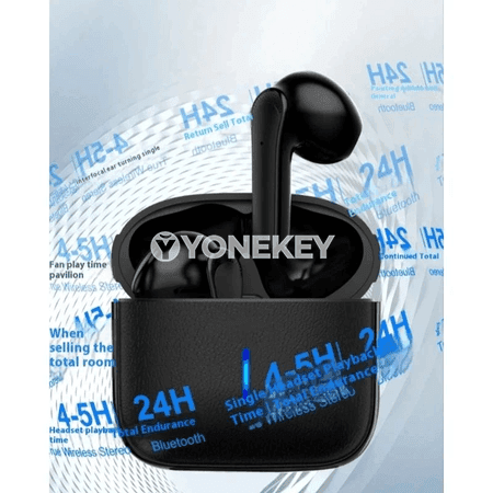 JS59 simsiz Bluetooth gulaklyklar, mikrofonly, HiFi, sport üçin
