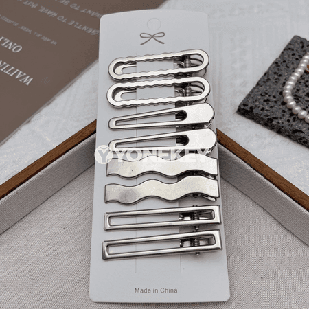 Zenanlar üçin metal saç gysgyçlary, 8 sany set