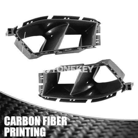 BMW M3 M4 G80/G81/G82/G83 üçin öň bamper karbon howa giriş bezegi