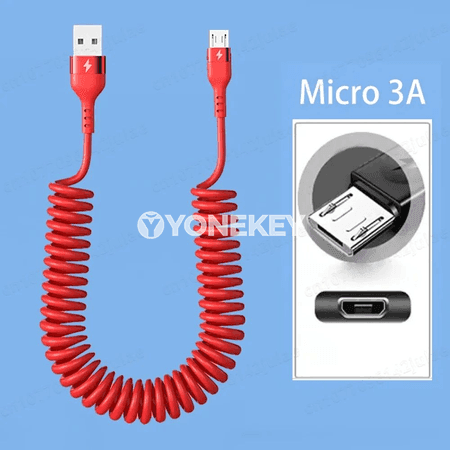 66W USB-C we Micro USB çalt zarýad kabeli, 1m/1.5m