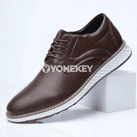 Erkekler üçin pu köwüşli klassik oxfords — ýaz güýz üçin