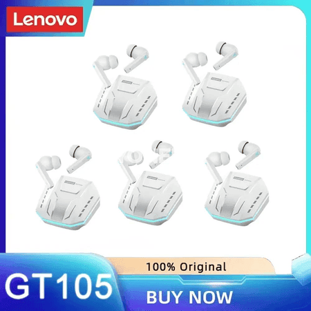 Lenovo GT105 Bluetooth gaming nauşnikler, RGB yşykly, 24 sagat