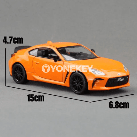 Toyota GR86 1:28 metal sport awtoulag modeli, sesli-çyraly