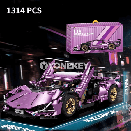 1:14 masştably gurluşyk blokly sport awtoulag modeli, uzakdan dolandyrylýan