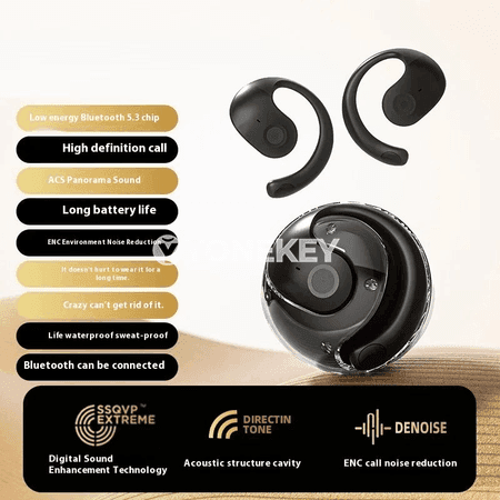 Bluetooth 5.3 simsiz gulaklyklary, HD sesli jaň, AI terjime, mikrofonly