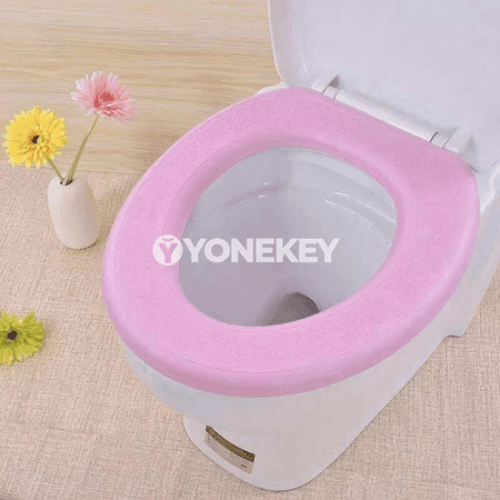 Suw geçirmeýän ýumşak tualet oturgyjy örtügi, ýuwulýan
