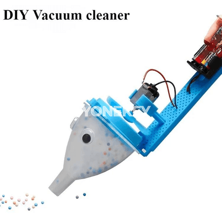 Çagalar üçin DIY elektrik vakuum arassalaýjy gurluşyk modeli