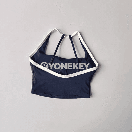 Aýallar üçin sport yoga bra, arka gözellik dizaýnly