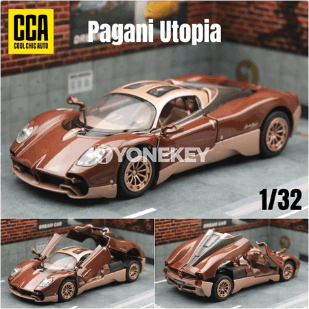 Pagani Utopia 1:32 metal awto modeli, ýagtylykly we sesli