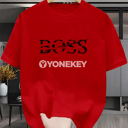 Erkekler üçin 2D printli tomus futbolkasy, ýeňil we rahat