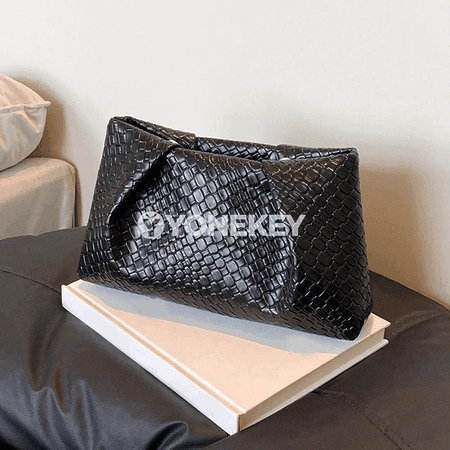Uly kuwwatly zenan egin sumkasy, örme clutch, retro telefon jübüli