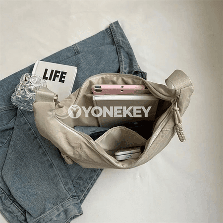 Çydamly neýlon zenan sumkasy, giň, gündelik göterilýän