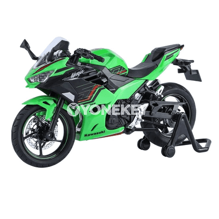 Kawasaki Ninja 400 1:12 metal model motosikleti, ses we ýagtylykly
