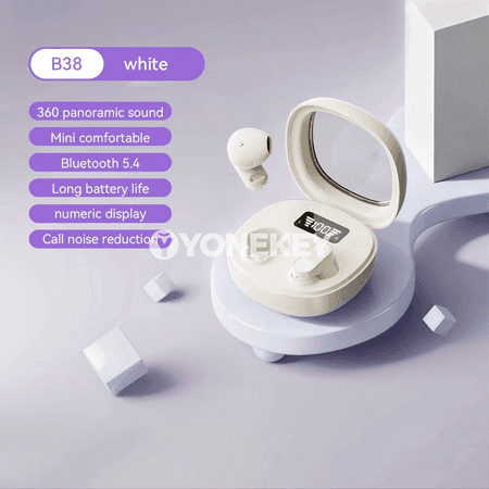 Simsiz Bluetooth in-ear nauşnikler, mikrofonly, ýokary ses hili