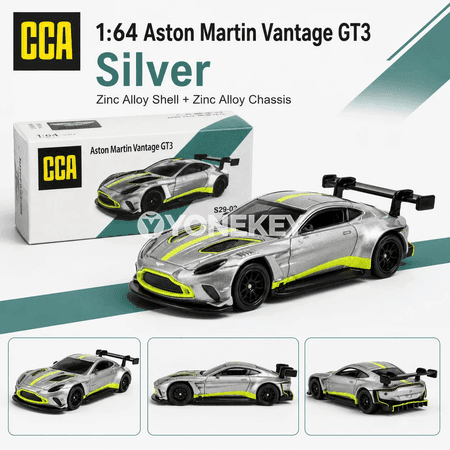 Aston Martin Vantage GT3 1:64 metal model awtoulag, sowgatlyk