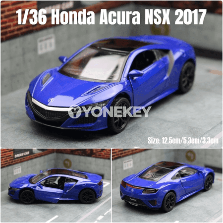 Honda Acura NSX 1:36 metal miniatýura ulagly modeli