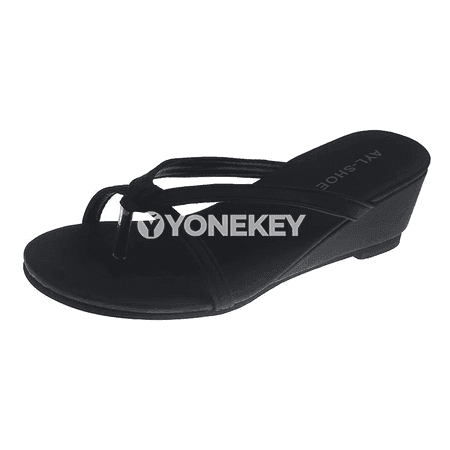 Zenanlar üçin tomus wedge şypbyklary, plýaž üçin ýeňil sandal