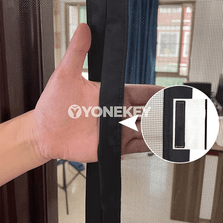 Magnitli gapy üçin çybyn torly ekran, gara, ýörite ölçegli