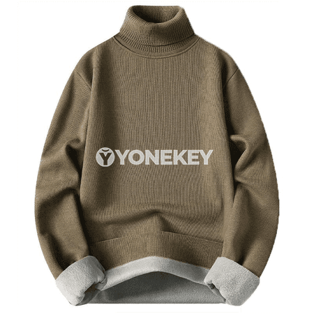 Erkekler üçin boýunly ýyly switer, örme klassik model