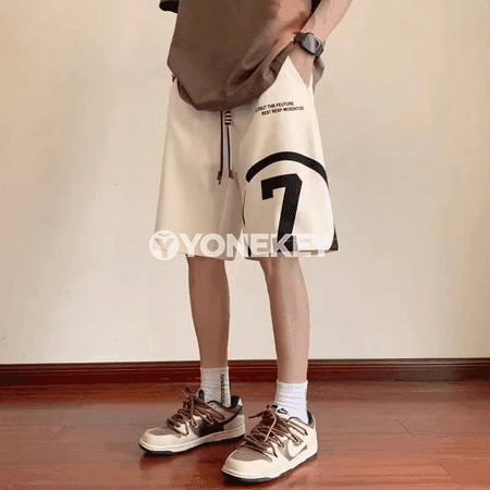 Erkekler üçin giň biçimli tomus şortik – 3XL–8XL, ýeňil we rahat