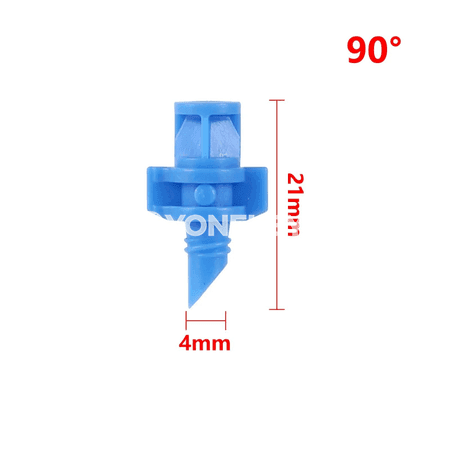 100 sany damjalaýyn suw sepiji nozzler, 90°/180°/360°, bag üçin