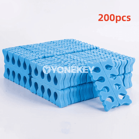Dyrnak sungaty üçin aýak barmak bölüjiler — 100/200 sany, ýumşak köpük