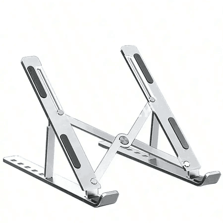 Laptop we planşet üçin sazlanýan ergonomik stend, metal gurluşly