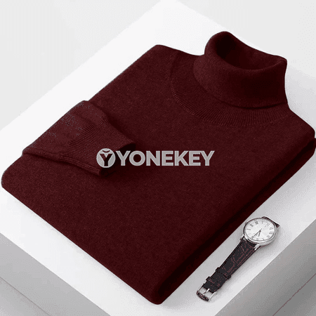 Erkekler üçin güýz-gyş boýunly ýyly örme switer