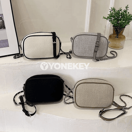 Zenanlar üçin moda kanwas egin we crossbody sumka