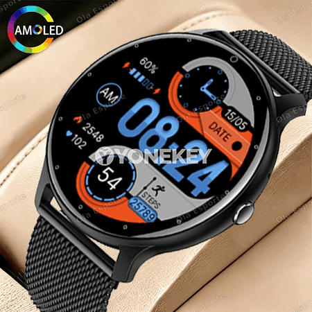 Erkekler we zenanlar üçin Bluetooth jaňly akylly sagat, sport görnüşli