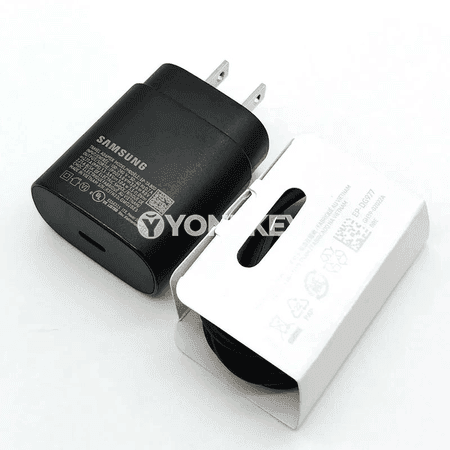 Samsung 25W US adapter, Type-C kabel bilen çalt zarýad beriji