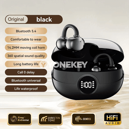 OWS simsiz gulak çeňňekli Bluetooth gulaklyk, HiFi sesli