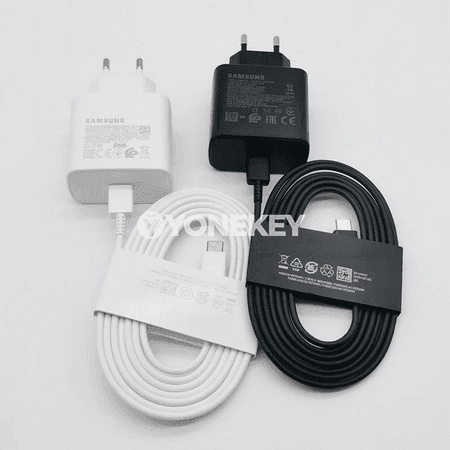 Samsung 45W çalt zarýad beriji adapter, 1.8 m Type-C kabel bilen