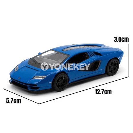 1:38 Lamborghini Countach model awtoulag, KiNSMART, kolleksiýa üçin