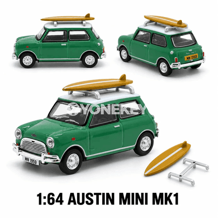 Austin MINI Cooper MK1 1:64 klassyk metal model awtoulag