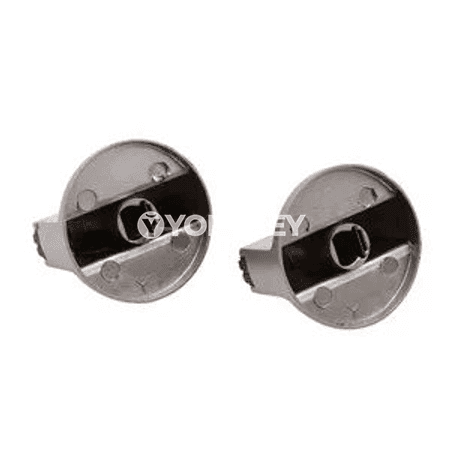 Gaz peçi üçin metal dolandyryş düwmesi 2 sany, uniwersal adapter