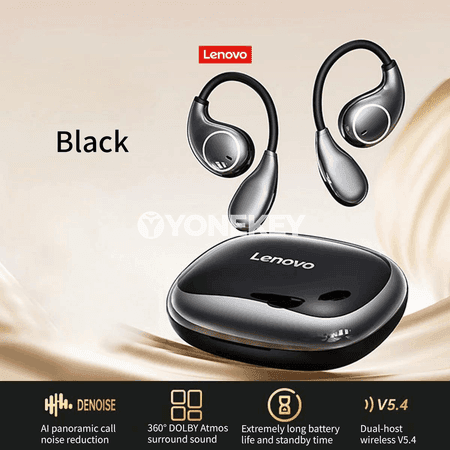 Asyl Lenovo XT53 OWS simsiz gulak ädimli nauşnikler, Bluetooth 5.4
