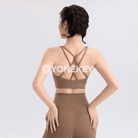 Aýallar üçin 2 bölek ýoga sport toplumy, ýokary bel legging bilen