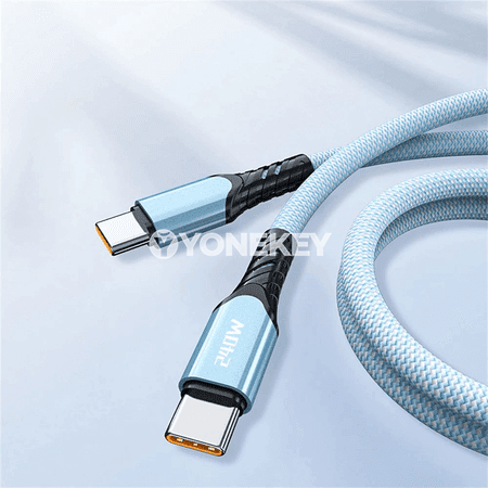 NNBILI 240W USB-C to USB-C çalt zarýad kabeli, 0.25–2 m