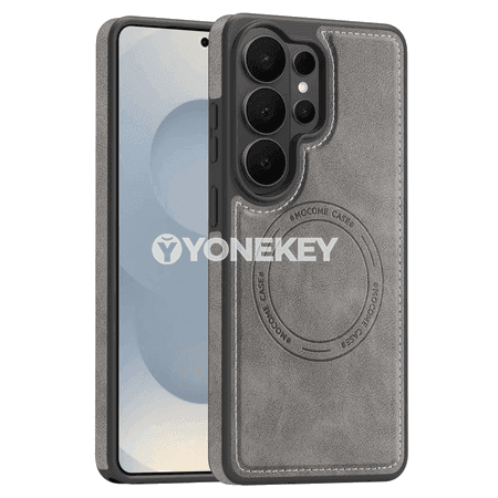 Samsung Galaxy üçin retro deri magnitli gaby