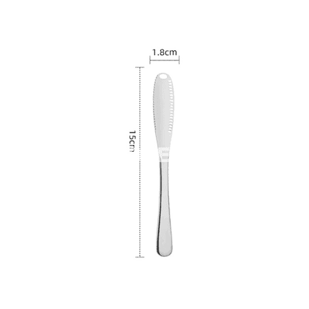 Poslamaýan polatdan peýnir we ýag üçin amaly kesiji pyçak