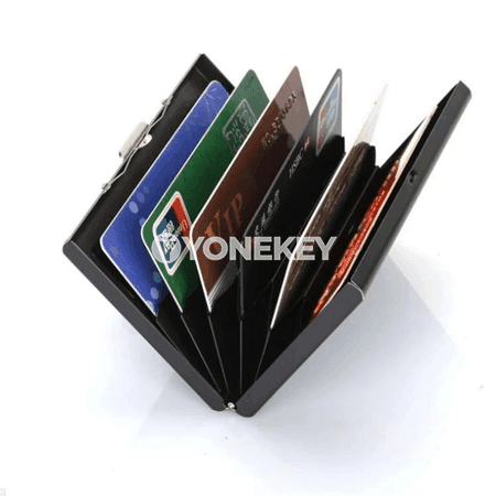 1 sany alýumin kartoçka saklaýjy, RFID goragly inçe metal gap