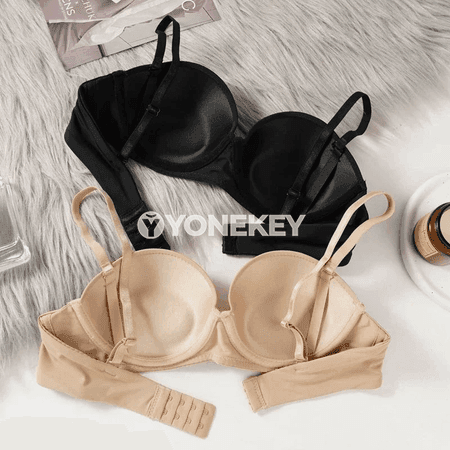 Zenanlar üçin simsiz push-up bra, rahat we görünmeýän görnüş