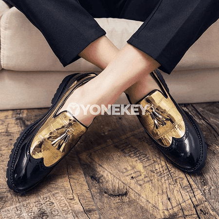 Klassik erkek loafers köwüşler, iş we sypaýy geýim üçin